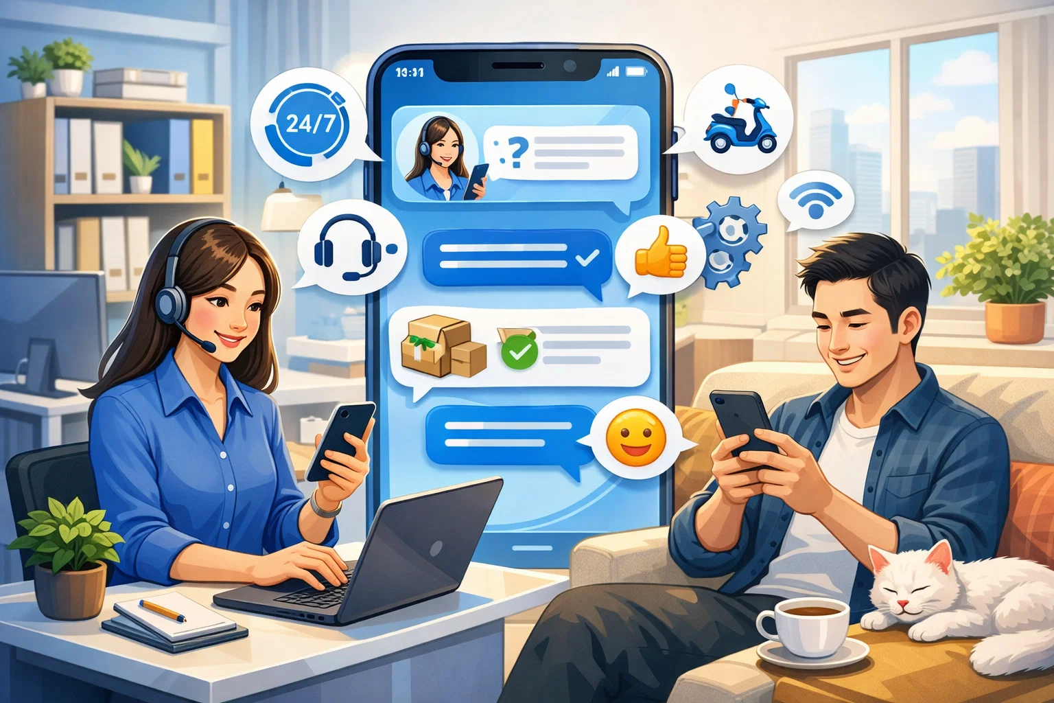 Chăm sóc khách hàng bằng tin nhắn Zalo là gì?
