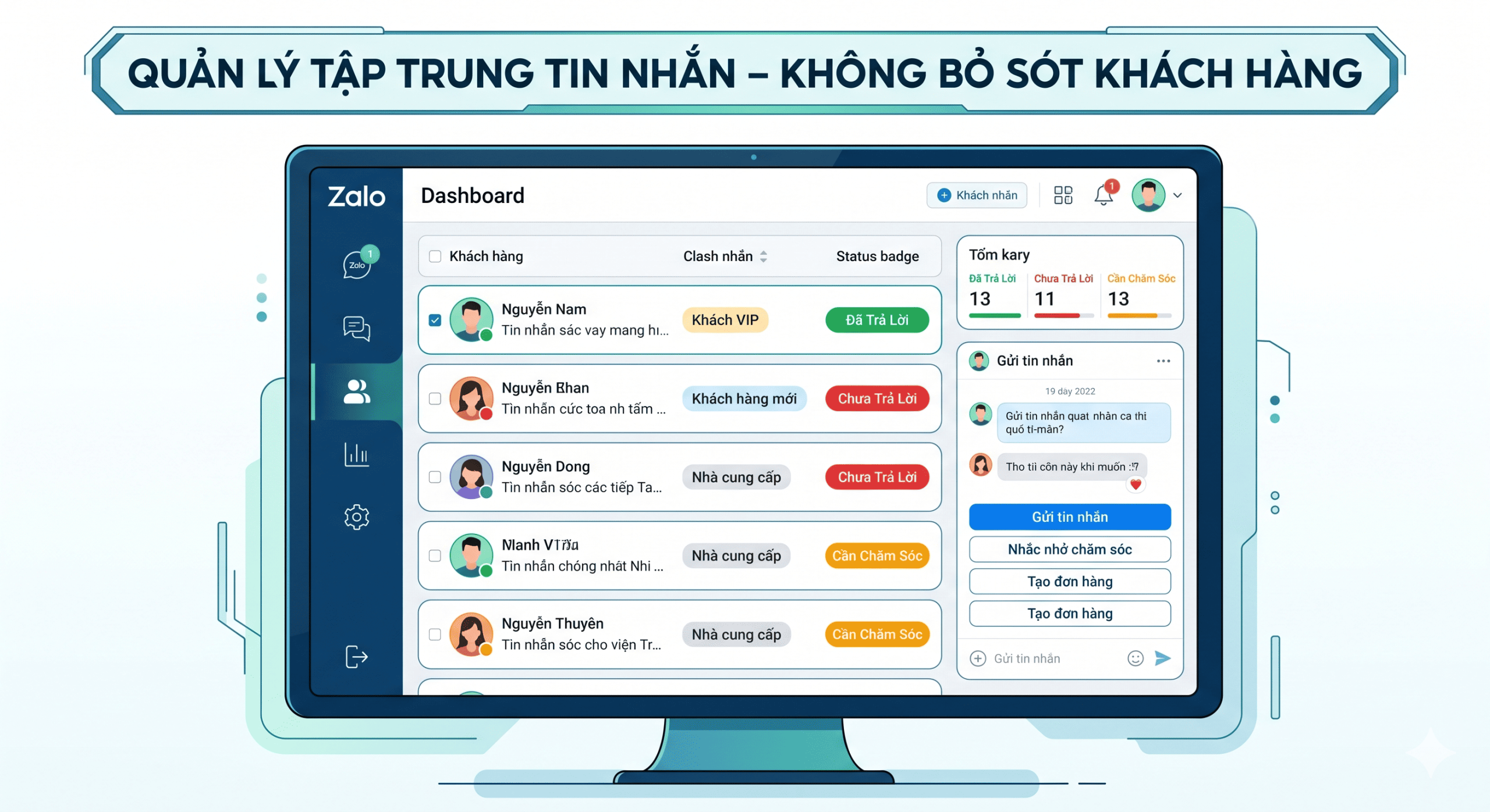 he thong quan ly tin nhan zalo zbs giup khong bo sot khach hang